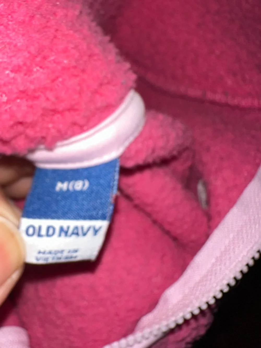 Old Navy girls fleece pullover size M